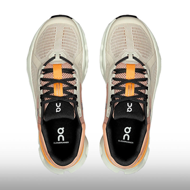 On Running Cloudrunner 2 Mujer Pearl Tangerine