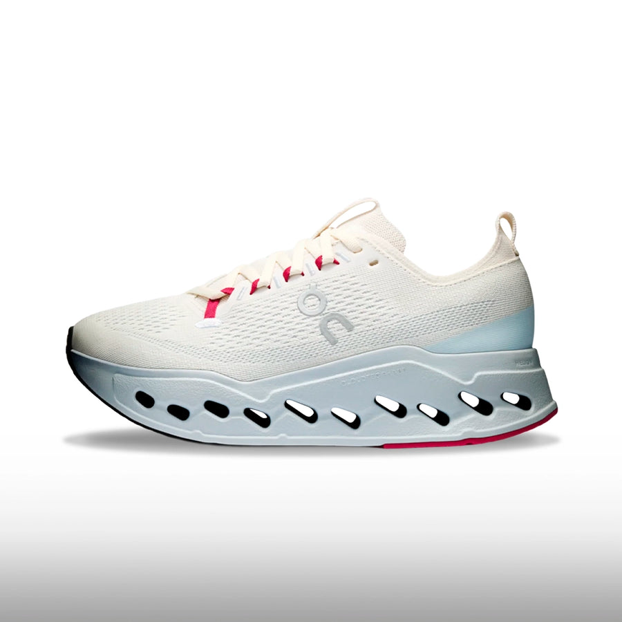 On Running Cloudsurfer Max Mujer Ivory Arctic