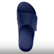 Oofos OOahh Sport Flex Slide Sandal Unisex Navy