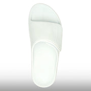 Oofos OOahh Sport Flex Slide Sandal Unisex White