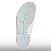 Oofos OOahh Sport Flex Slide Sandal Unisex White