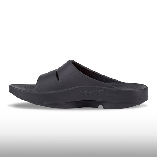 Oofos Ooahh Slide Sandal Unisex Black