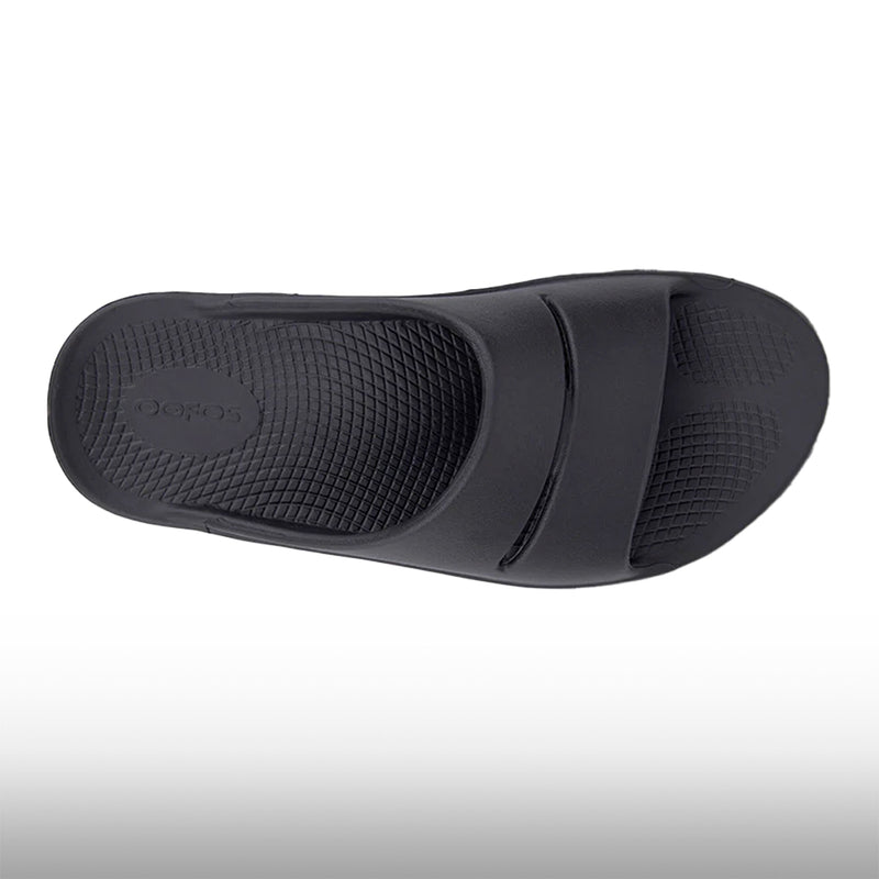 Oofos Ooahh Slide Sandal Unisex Black