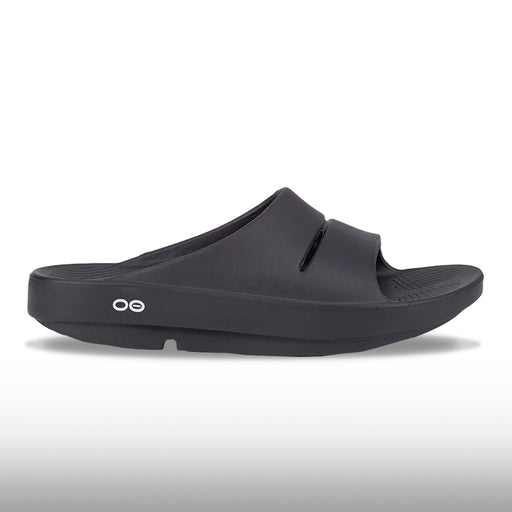 Oofos Ooahh Slide Sandal Unisex Black