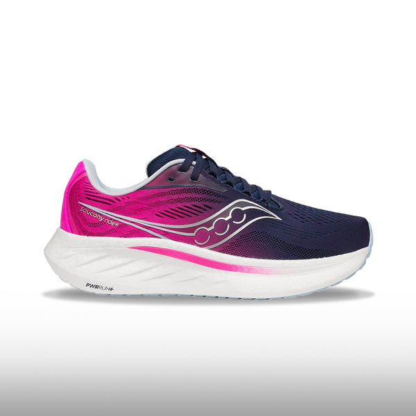 Saucony Ride 18 Mujer Navy Fuchsia