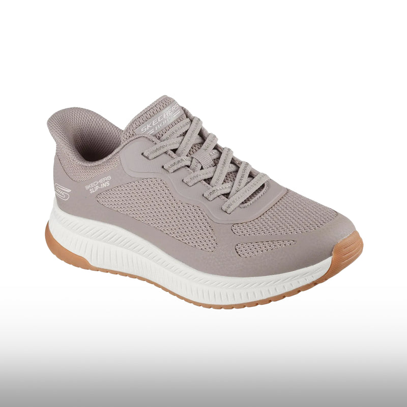 Skechers BOBS Squad 4 Staple Look Mujer Taupe