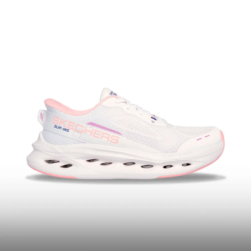 Skechers Slip-ins Max Cushioning Glide-Step Mujer White Pink