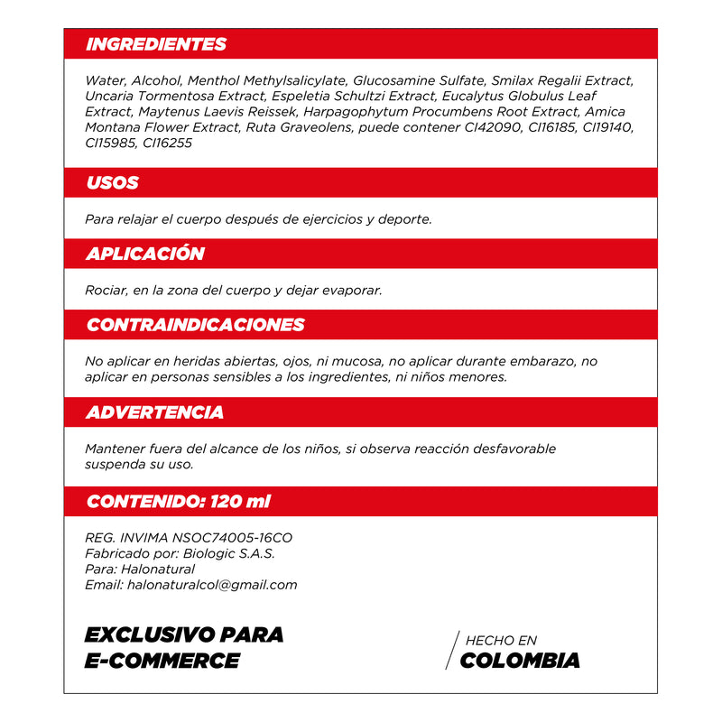 Tabla Voltrem El Roll On Termo activo 90ml