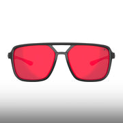 Tifosi Optics Salto Blackout Smoke Red Mirror