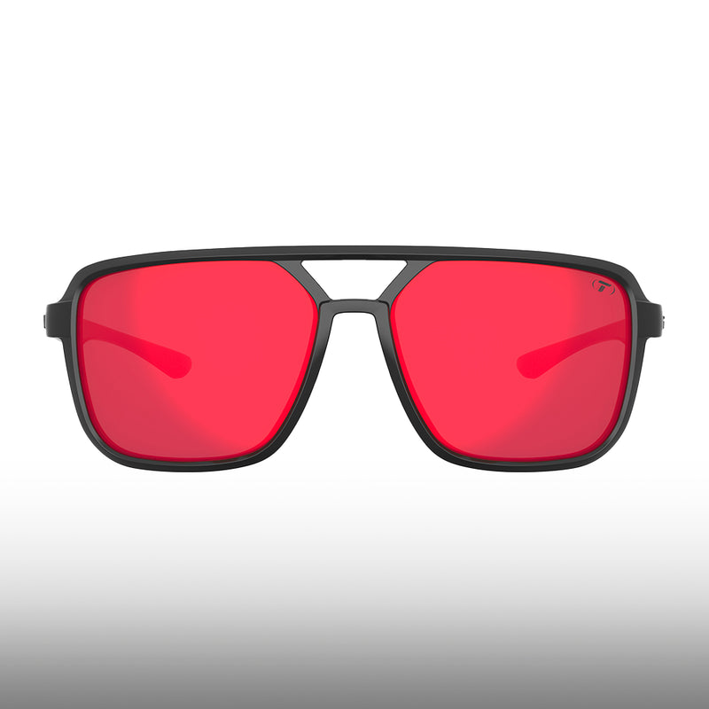 Tifosi Optics Salto Blackout Smoke Red Mirror