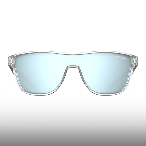 Tifosi Sizzle Avant Clear Frame Smoke Bright Blue Mirror