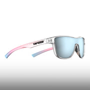 Tifosi Sizzle Avant Clear Frame Smoke Bright Blue Mirror