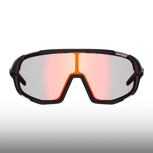 Tifosi Sledge Sunglasses Matte Black Clarion Red Fototec