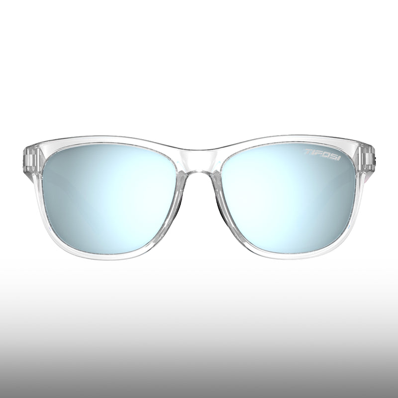 Tifosi Swank Avant Clear Frame Smoke Bright Blue