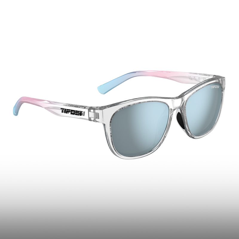 Tifosi Swank Avant Clear Frame Smoke Bright Blue