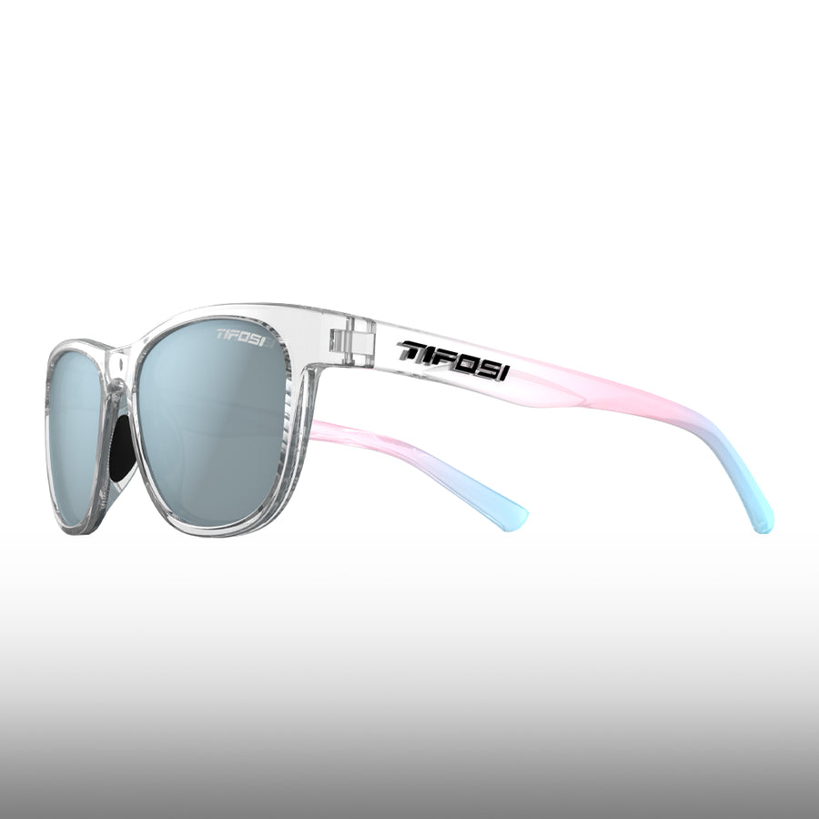 Tifosi Swank Avant Clear Frame Smoke Bright Blue