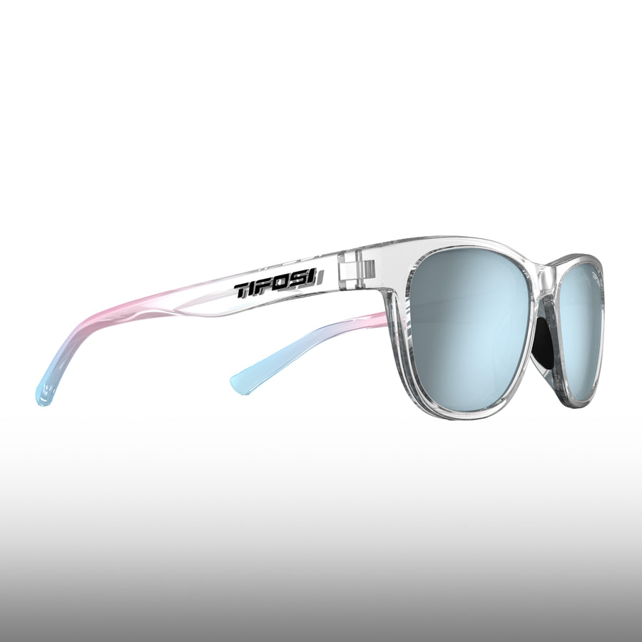 Tifosi Swank Avant Clear Frame Smoke Bright Blue