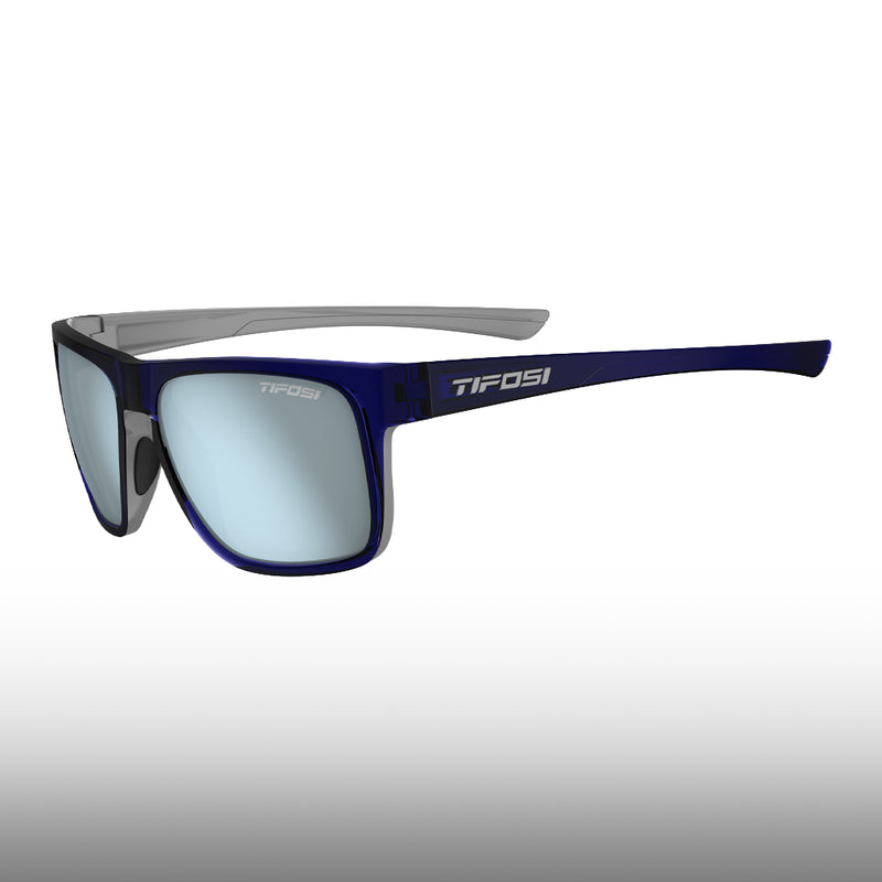 Tifosi Swick Midnight Navy Frame Smoke Bright Blue Lens