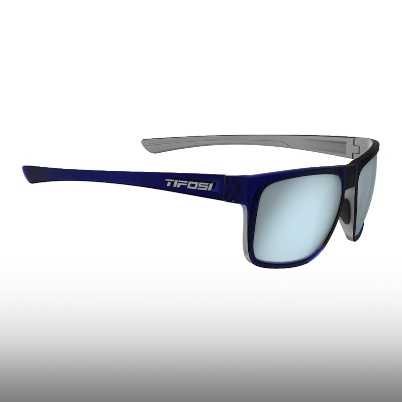 Tifosi Swick Midnight Navy Frame Smoke Bright Blue Lens