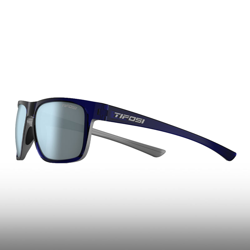 Tifosi Swick Midnight Navy Frame Smoke Bright Blue Lens