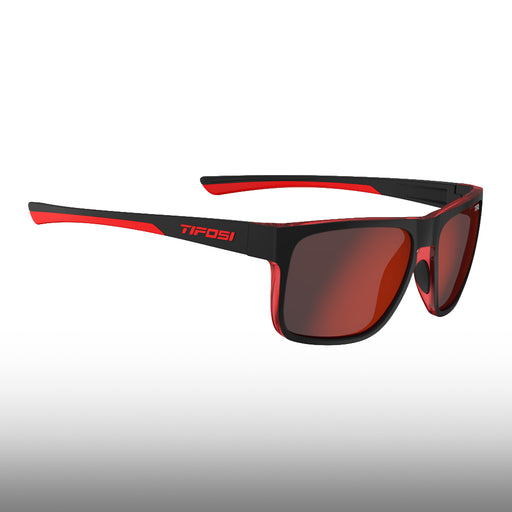 Tifosi Swick Satin Black Smoke Red