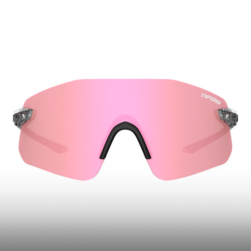 Tifosi Vogel SL Crystal Clear Frame Pink Mirror Lens