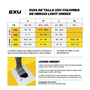 2XU Media Vectr Light Cushion Crew Gris