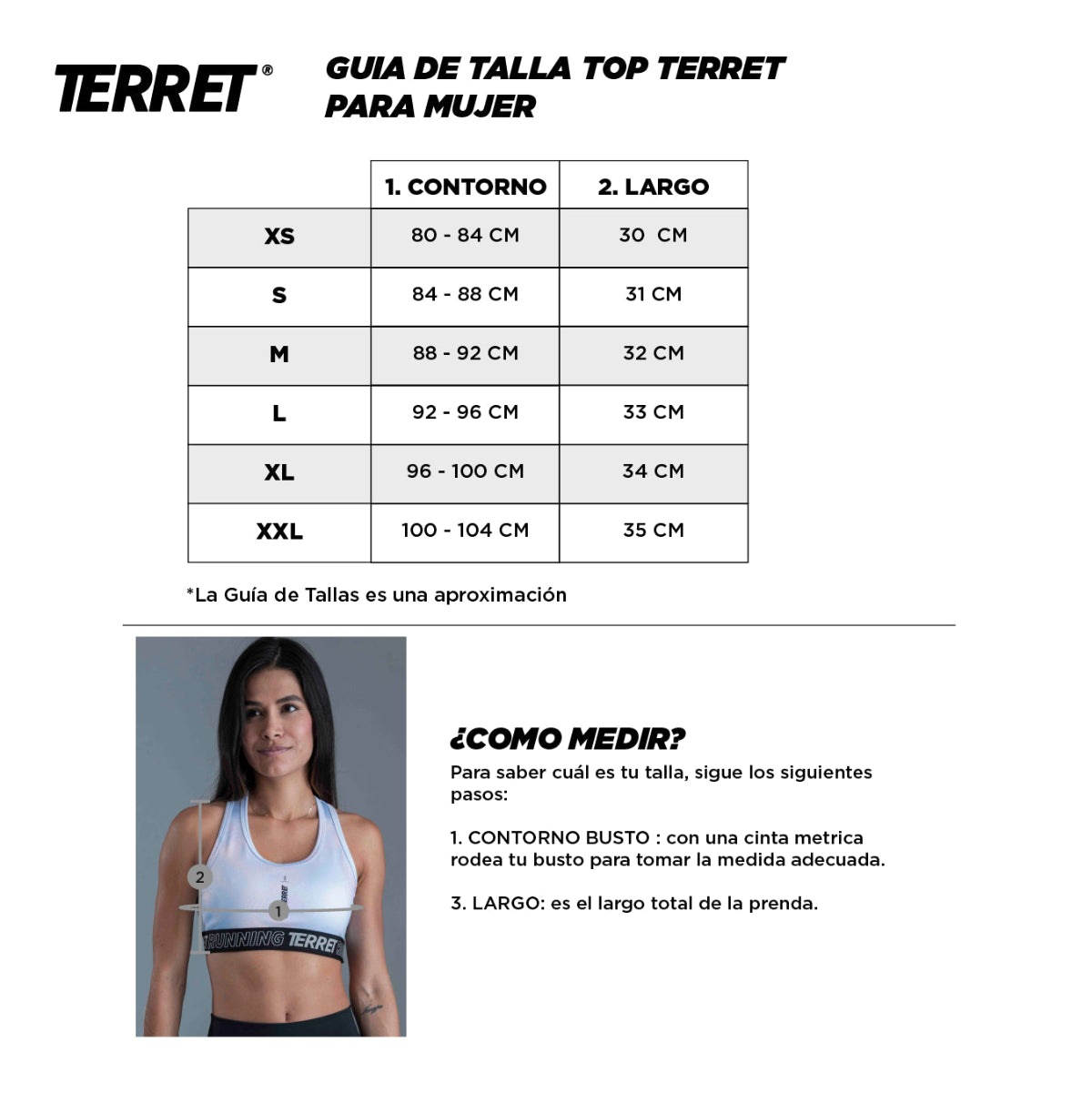 Guía de tallas
