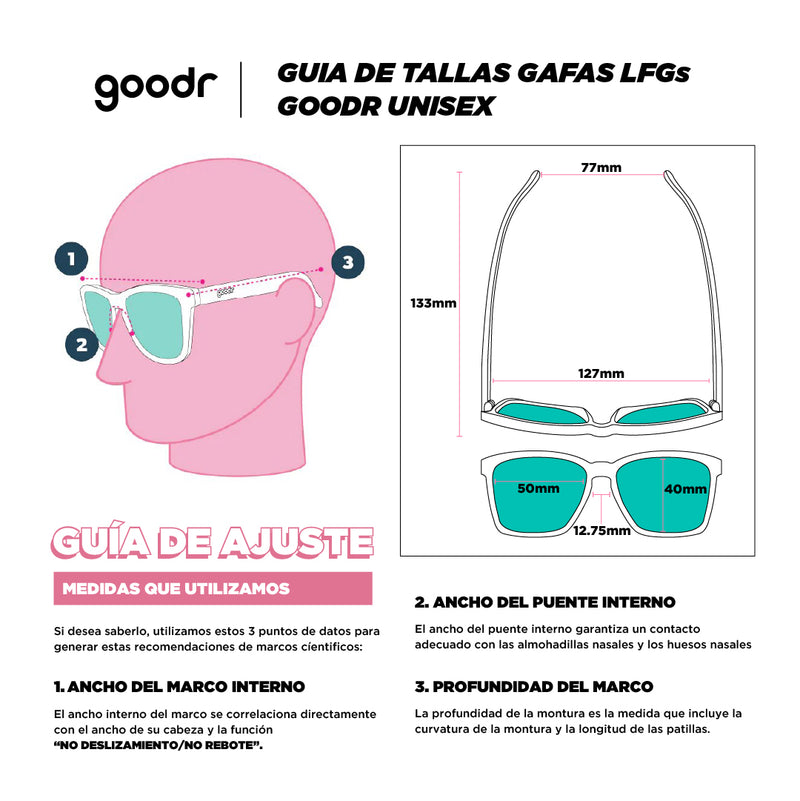 guia de tallas goodr lfgs