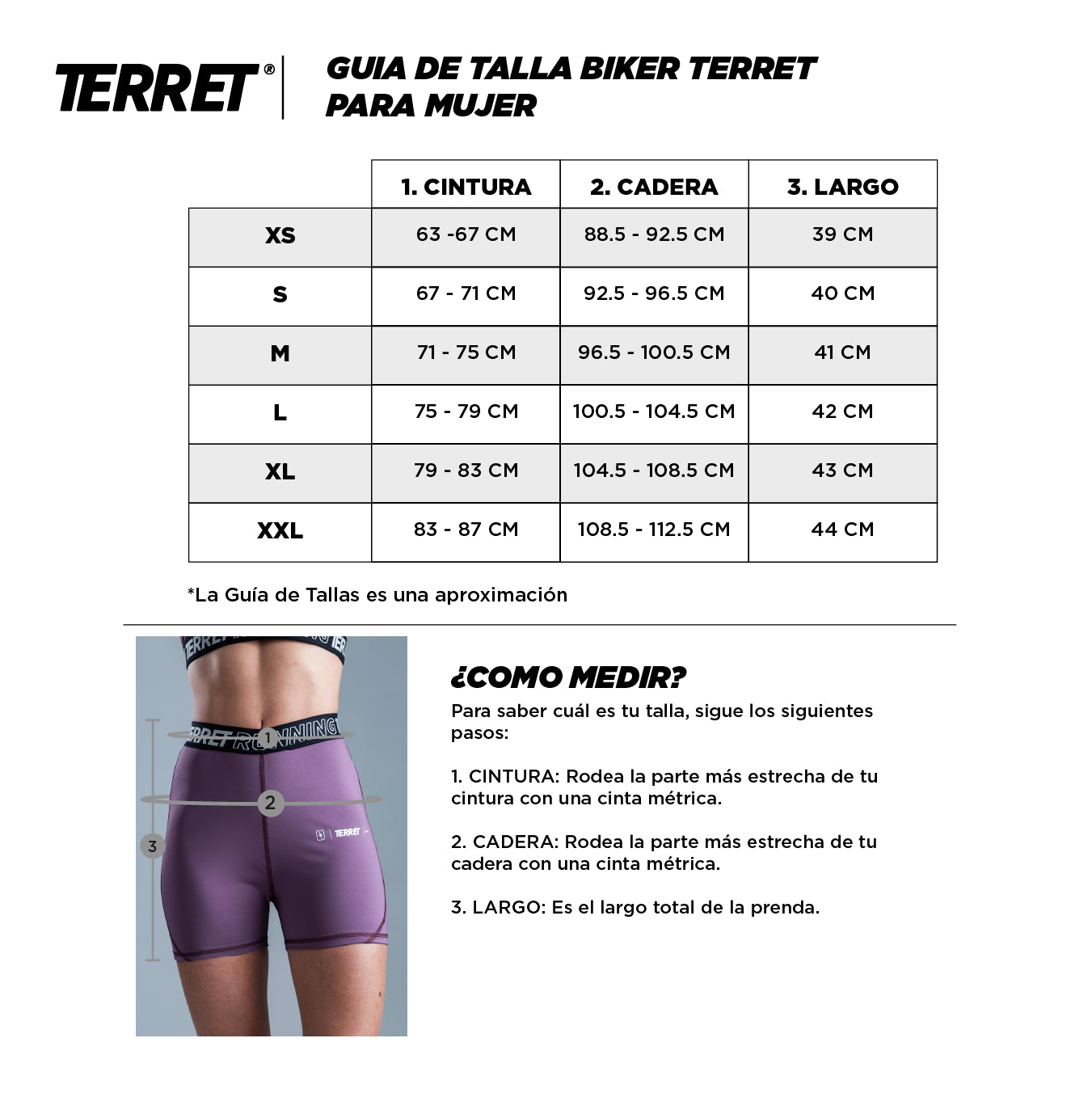 Guía de tallas