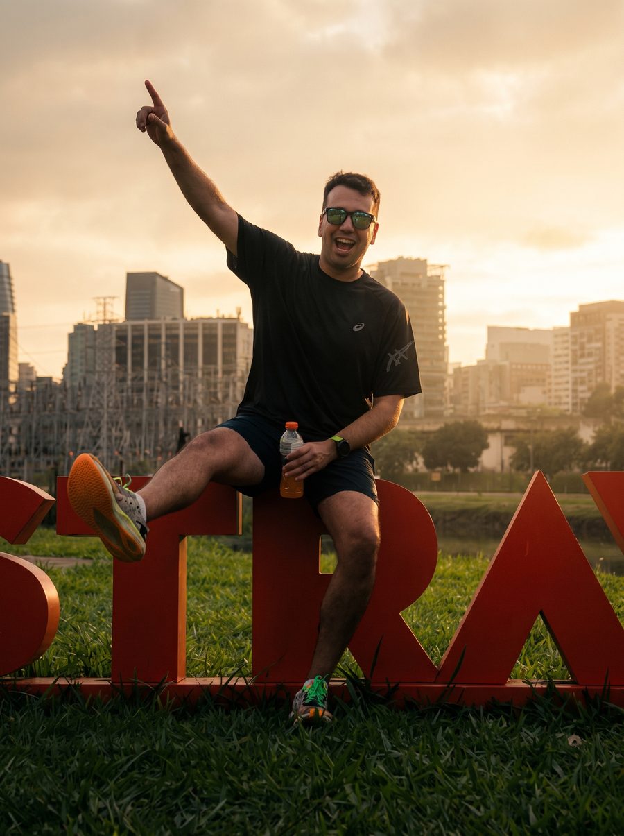 Ricardo Ortega, fundador de Nación Runner, en un spot de Strava