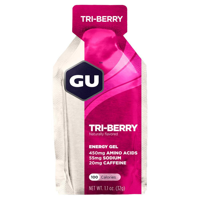 Gu Energy Gel Energetica Con Cafeina 32g - Frutos Rojos - Nación Runner Colombia