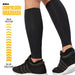 2XU Pantorrillera Light Speed Compression Calf Negra