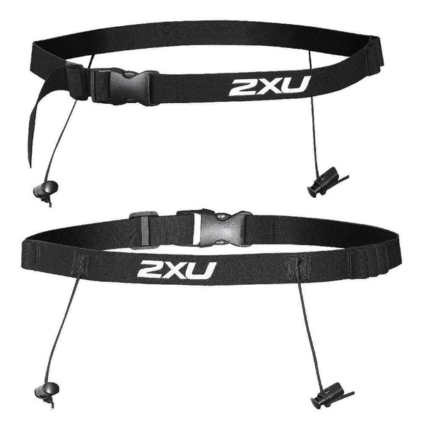 2XU Portanumero Race Belt Negro